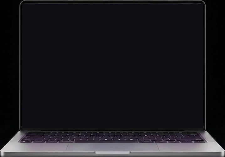 A laptop with the Mago whiteboard open, edited by several people at once